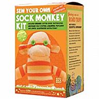 Sew Your Own Sock Monkey - Orange