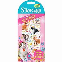 Stickers Kitten Glitter