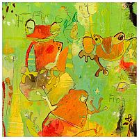 Wall Art - Hello Frogs 10x10