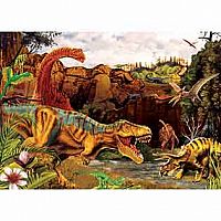   35 pc Tray Puzzle Dino Story 