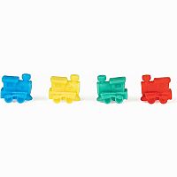 Traditions Double 12 Dominoes In Tin With Trains