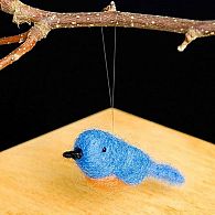 Needle Felting Kit Blue Bird 