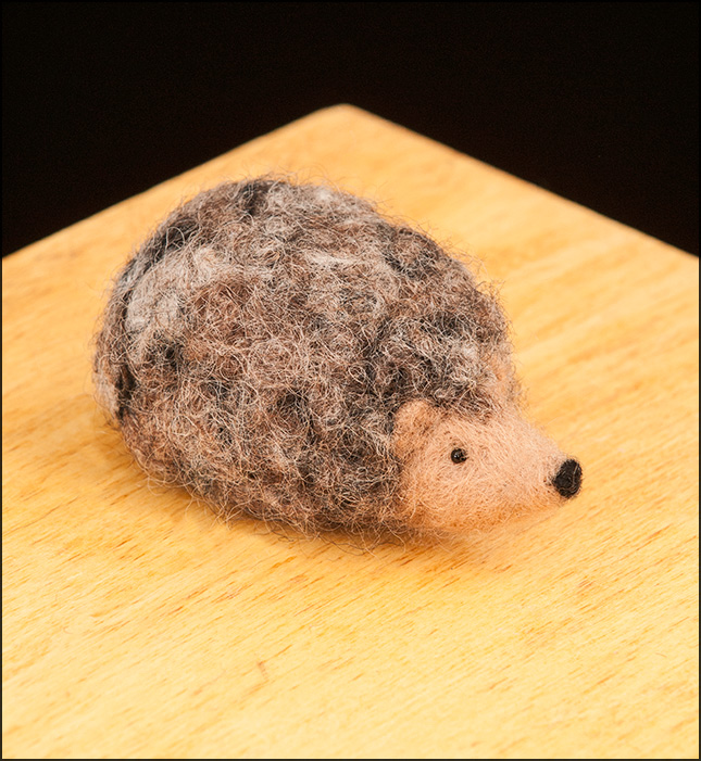 Needle Felting Kit Hedgehog Fairhaven Toy Garden