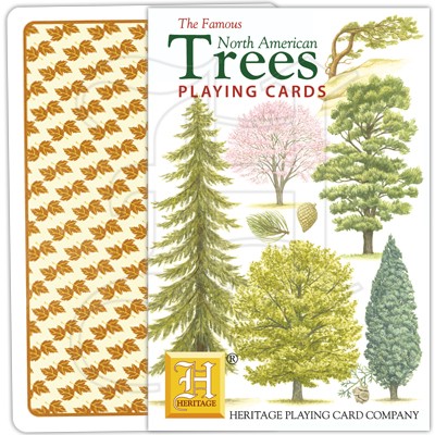 North American Trees Playing Cards