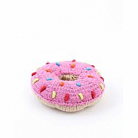 Pink Sprinkles Donut Rattle