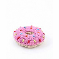 Pink Sprinkles Donut Rattle