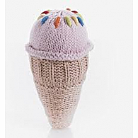 Strawberry Ice Cream Cone Rattle