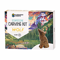 Soapstone Carving Kit Wolf