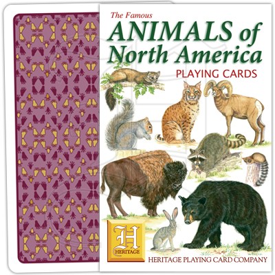 Animals of North America Playing Cards