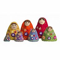 Stackable Rainbow Babushkas