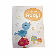 Bluebird Baby Gift Enclosure Card