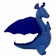 Felt Blue Dragon