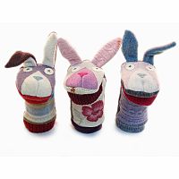 Handmade Bunny Puppet