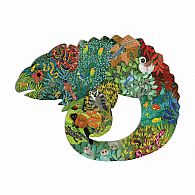 150 pc Puzz'Art Shaped Jigsaw Puzzle Chameleon