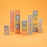 Alphabet Blocks, embossed