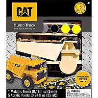 Caterpillar Dump Truck Wood Set