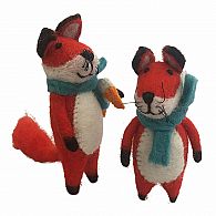 Felt Fox with Scarf