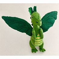 Felt Green Dragon