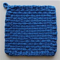 Cotton Potholder Loops Blue