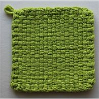 Cotton Potholder Loops Lime