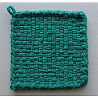 Cotton Potholder Loops Peacock