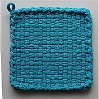 Cotton Potholder Loops Turquoise