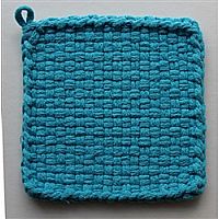 Cotton Potholder Loops Turquoise