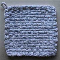 Cotton Potholder Loops White