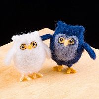 Needle Felting Kit Owls 