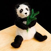 Needle Felting Kit Panda Bear