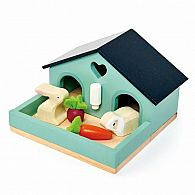 Dolls House Pet Rabbit Set