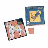 Puzzle Cube Farm Animals