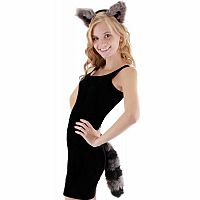 Raccoon Ears and Tail Set