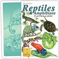 Reptiles and Amphibians Playing Cards