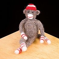 Needle Felting Kit Sock Monkey 