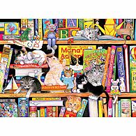  350 pc Family Puzzle Storytime Kittens