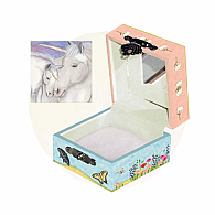 Unicorn Family Mythical Creature Tiny Box