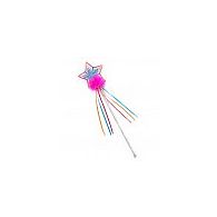 Glitter Rainbow Wand, Fuchsia/Pink