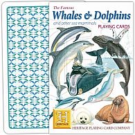 Whales and Dolphins Playing Cards