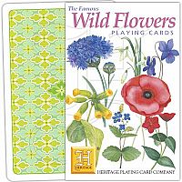 Wild Flowers Playing Cards