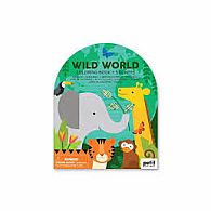 Coloring Book with Stickers Wild World