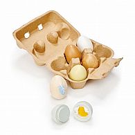 Fresh Wooden Eggs